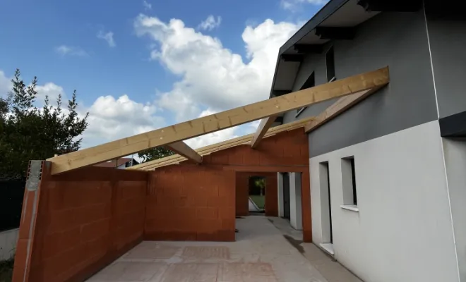 Création de Carport + Garage, Capbreton, SUD-RENOV