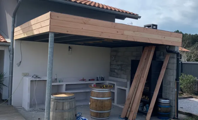 Création cuisine d'été, Tyrosse , Capbreton, SUD-RENOV